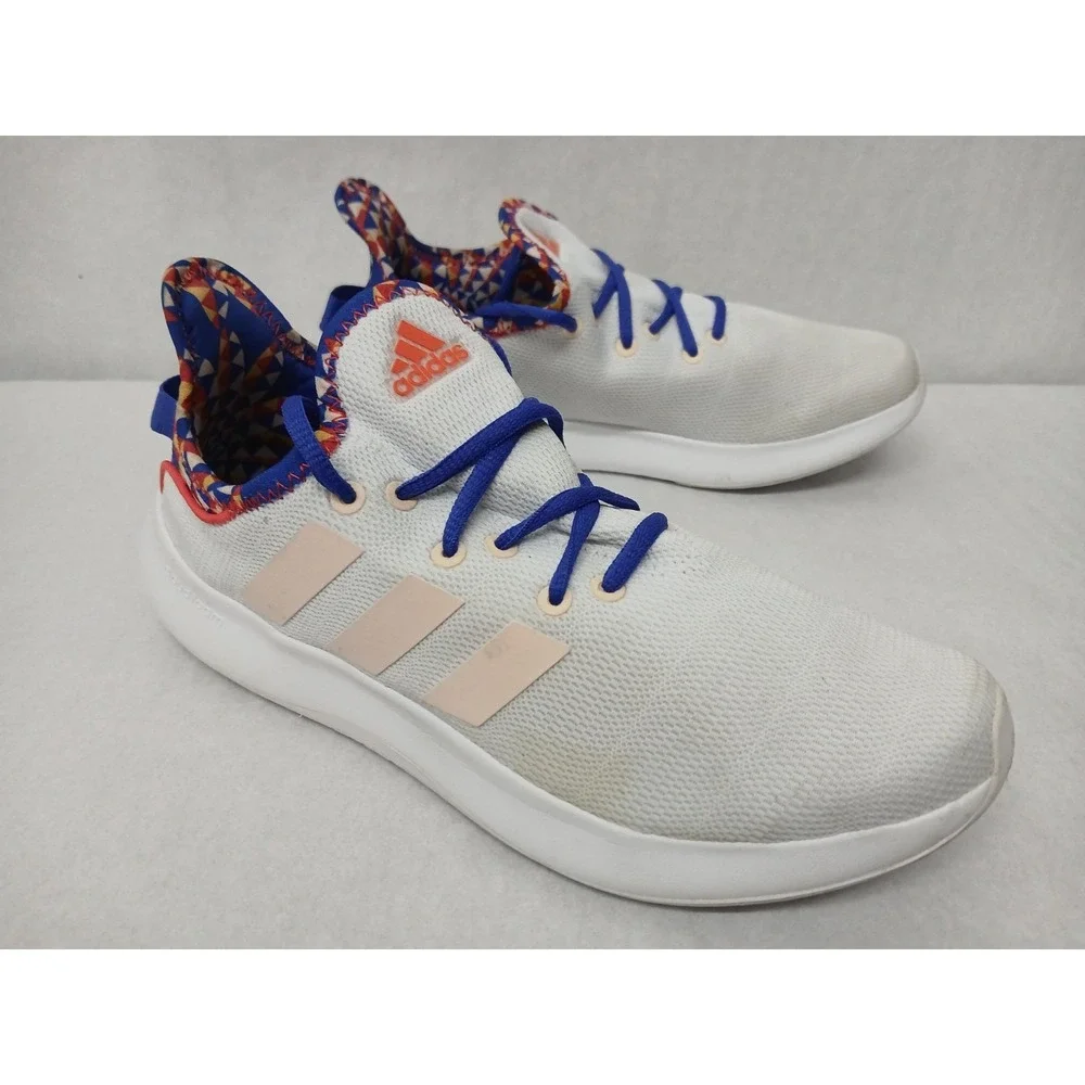 Adidas Women's Cloudfoam Pure SPW Casual Athletic‎ Shoes IE8525 White Sz 8.5
